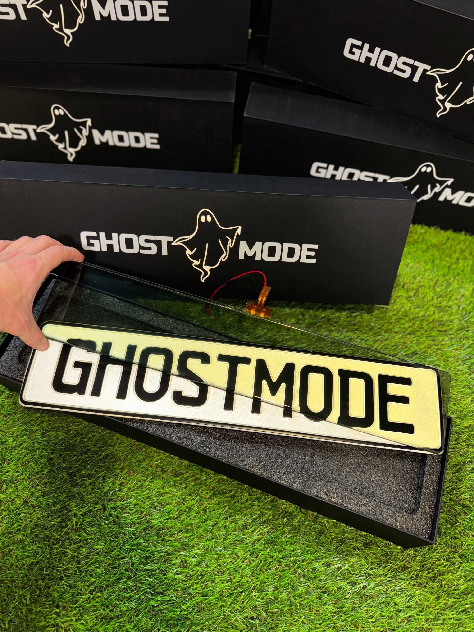 Рамка затемнення номерного знаку авто GhostMode Европа/Америка