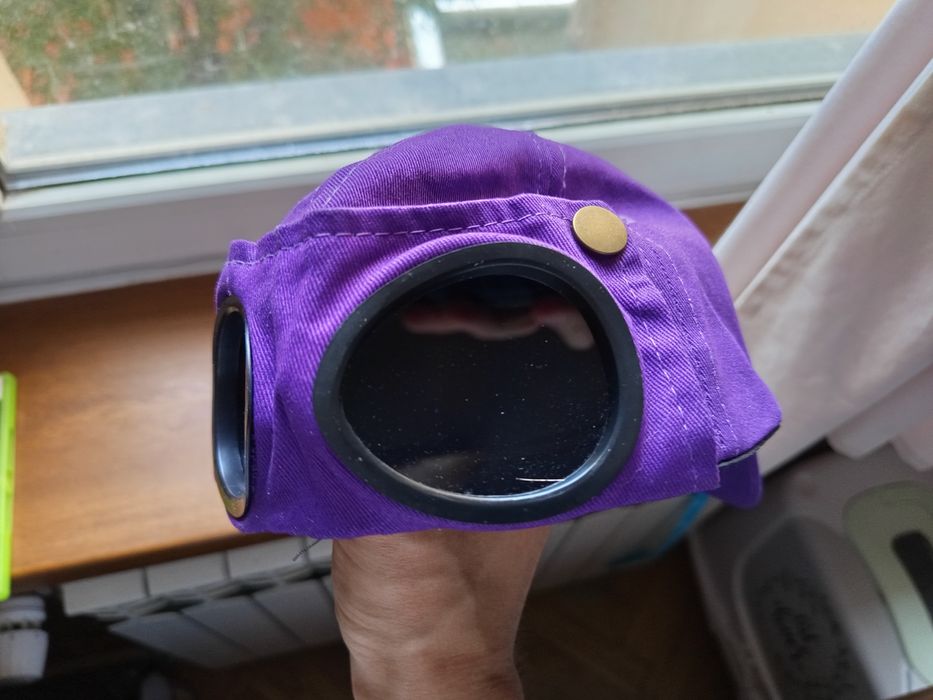 Czapka z daszkiem oraz goglami / Hand Made