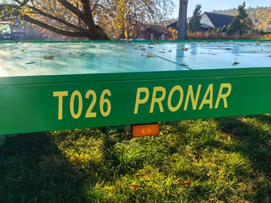 Przyczepa PRONAR T026, Rocznik 2019, Pierwszy właściciel, Cena BRUTTO