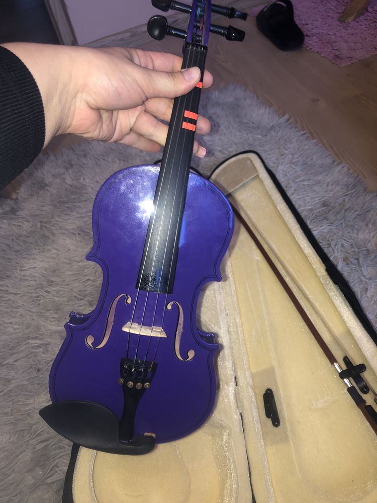 Skrzypce fioletowe Prima Soloist Violet
