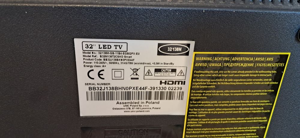 Tv Led 32' Blaupunkt