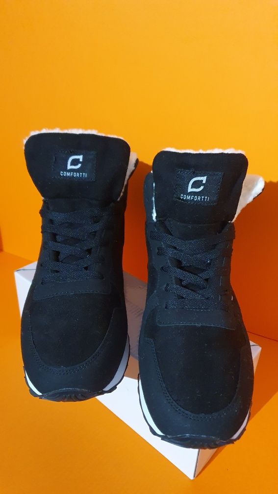 Śniegowce nowe markowe kolor czarny Rozmiar 44  wkładka 27.5-28 cm