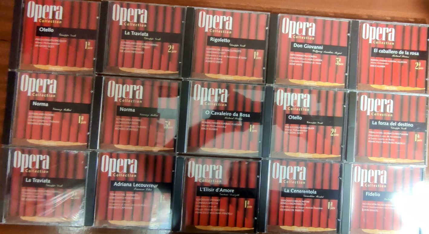 Grande Lote CD - Opera Collection", Orbis Fabbri - 61 unidades