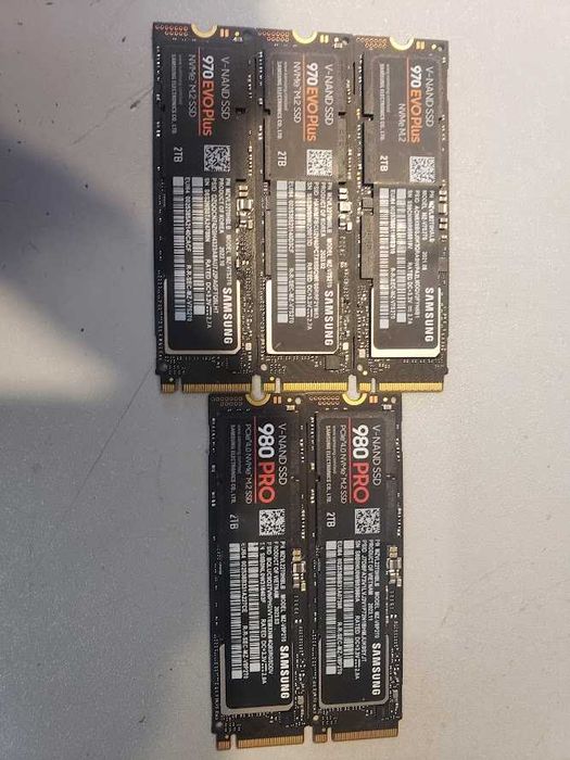 SSD Samsung m2 2TB 970 - 980 nVME EVO plus - PRO