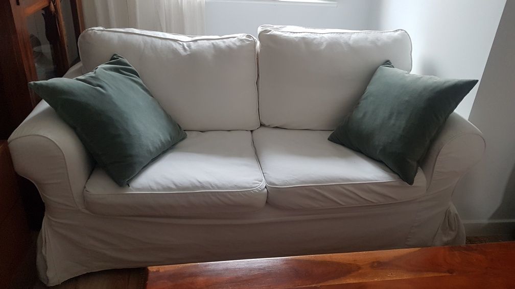 Ikea Ektorp kanapa sofa biała 2 osobowa