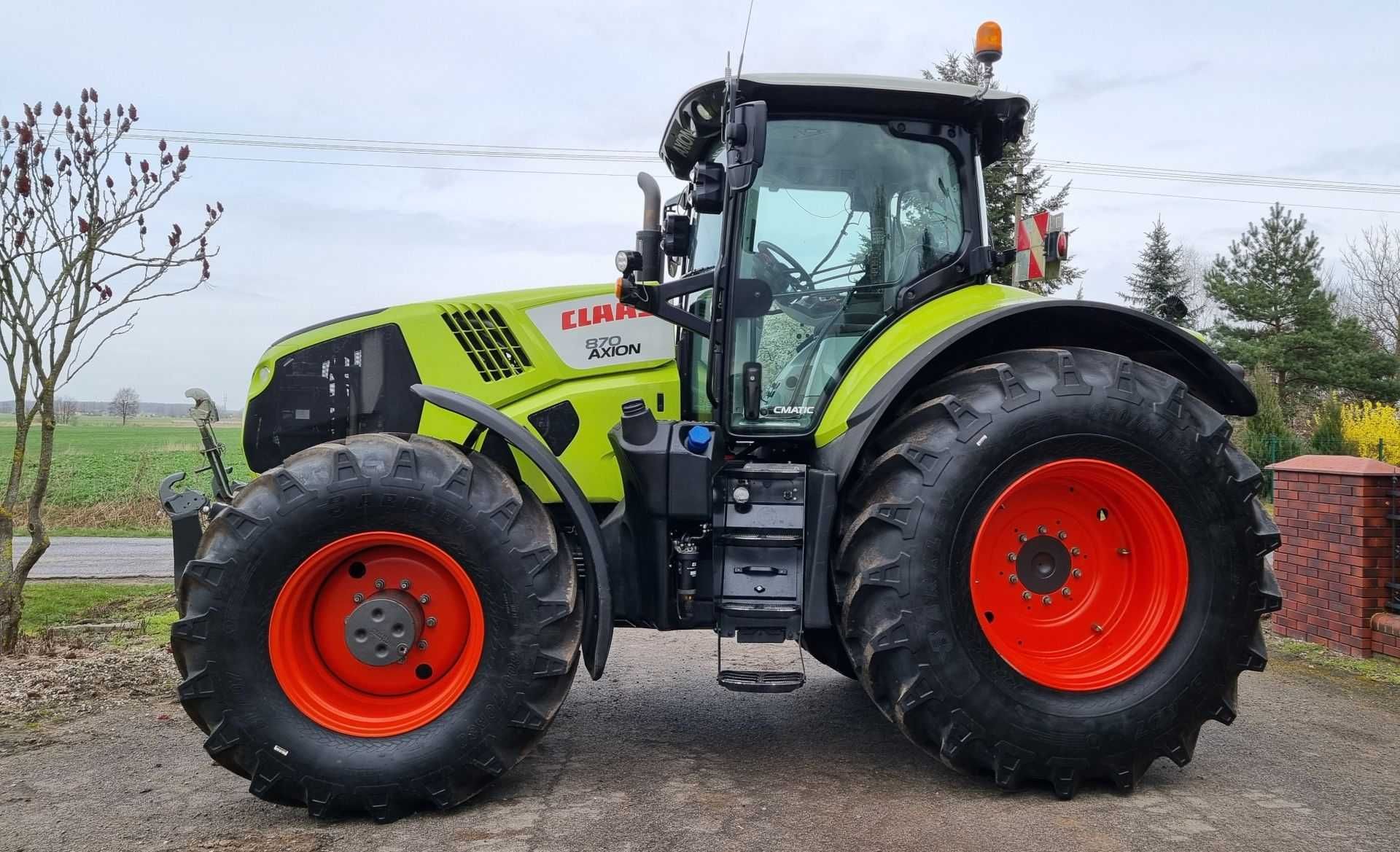 Claas Axion 870 Cmatic Cebis WOM TUZ Nawigacja  RTK Isobus z Niemiec