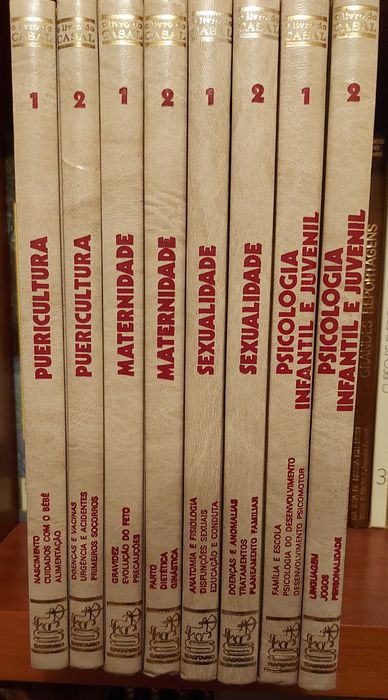 Coleção "O Livro do Casal" – 8 Vols. Saúde, Família e Educação