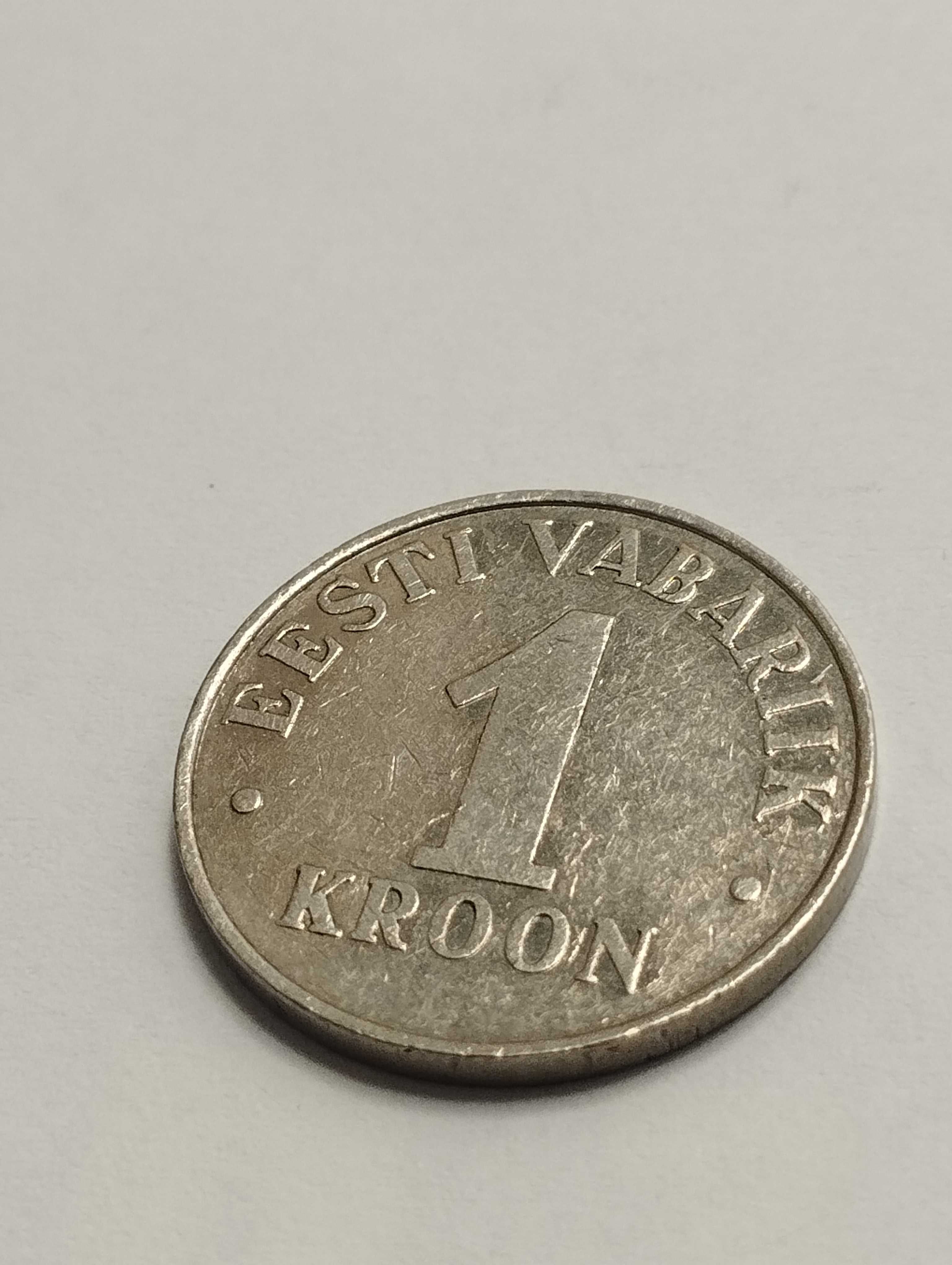 Sprzedam monetę Estonia 1 korona 1993r. stan dobry