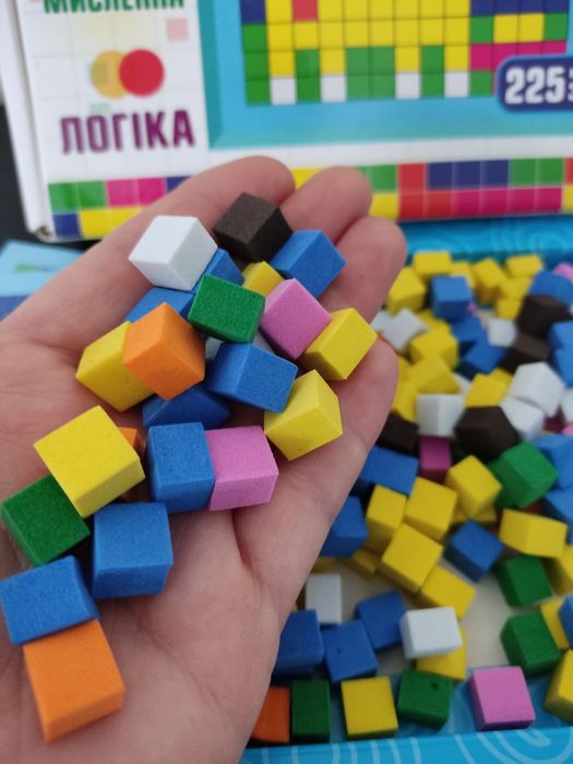 Гра головоломка піксельна мозаїка домашні тварини