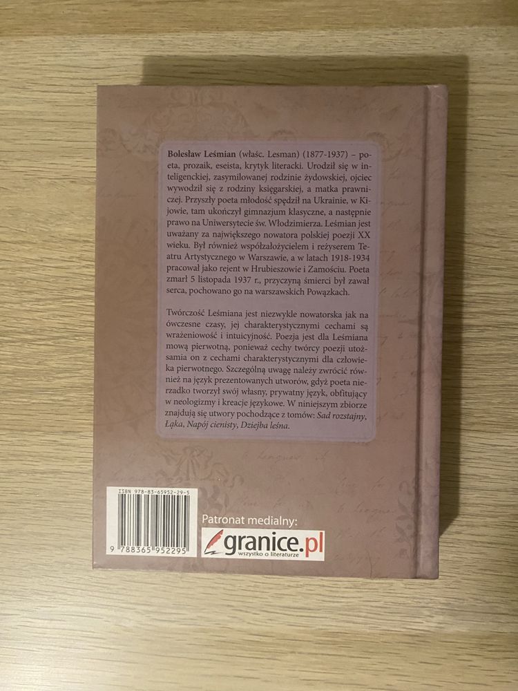 Wybór poezji Bolesław Leśmian