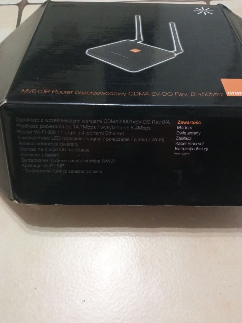 Router Bezprzewodowy ORANGE AXESSTEL MV610R 802.11n