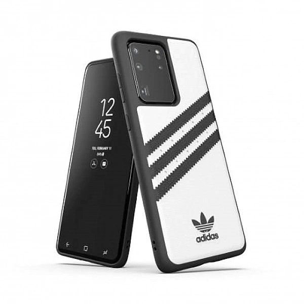 Etui Adidas OR Moudled Case PU na Samsung Galaxy S20 Ultra - biało-cza