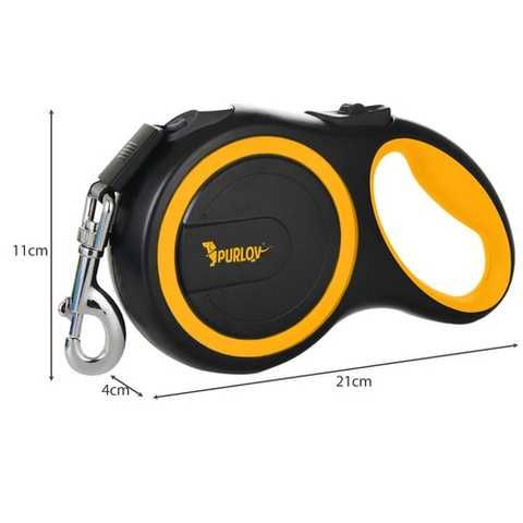 Автоматичний поводок для собак,рулетка 5м/15кг Purlov