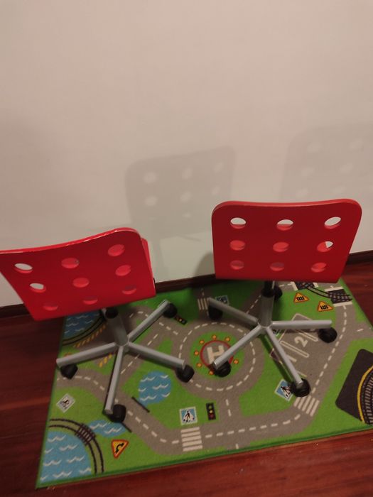 Cadeira Criança Vermelha Ikea