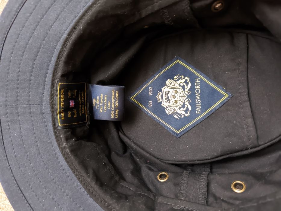 Оригинальная Шляпа Failsworth Waxed Cotton Traveller Hat