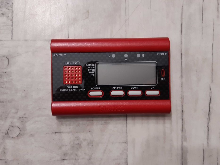 Tuner Gitarowy SEIKO-precyzyjny stroik do gitary,basu-lub dodam Gratis