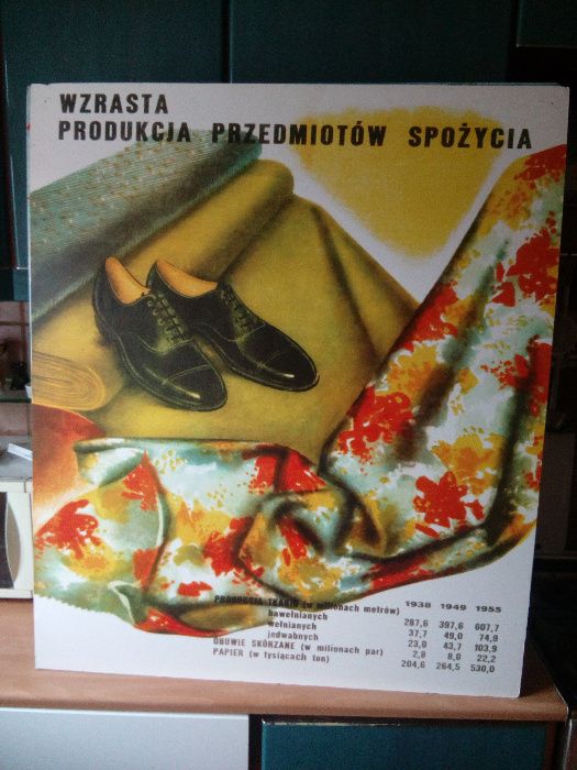 plakat propagandowy z czasów PRL