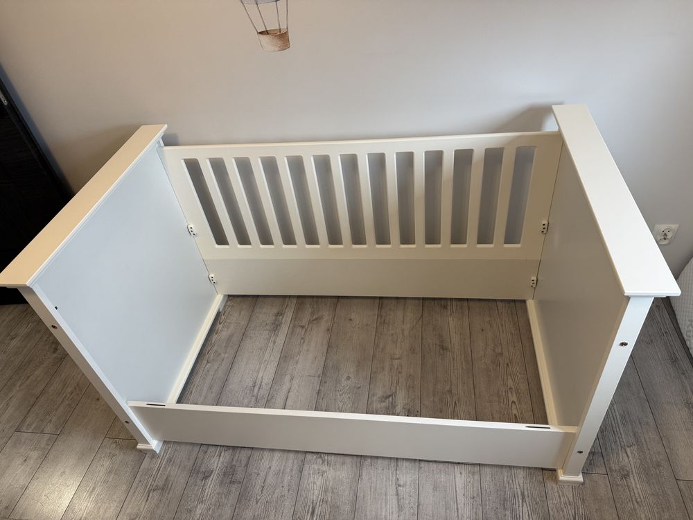 Łóżeczko, materac firmy Baby d’Oro ,dużo gratisów