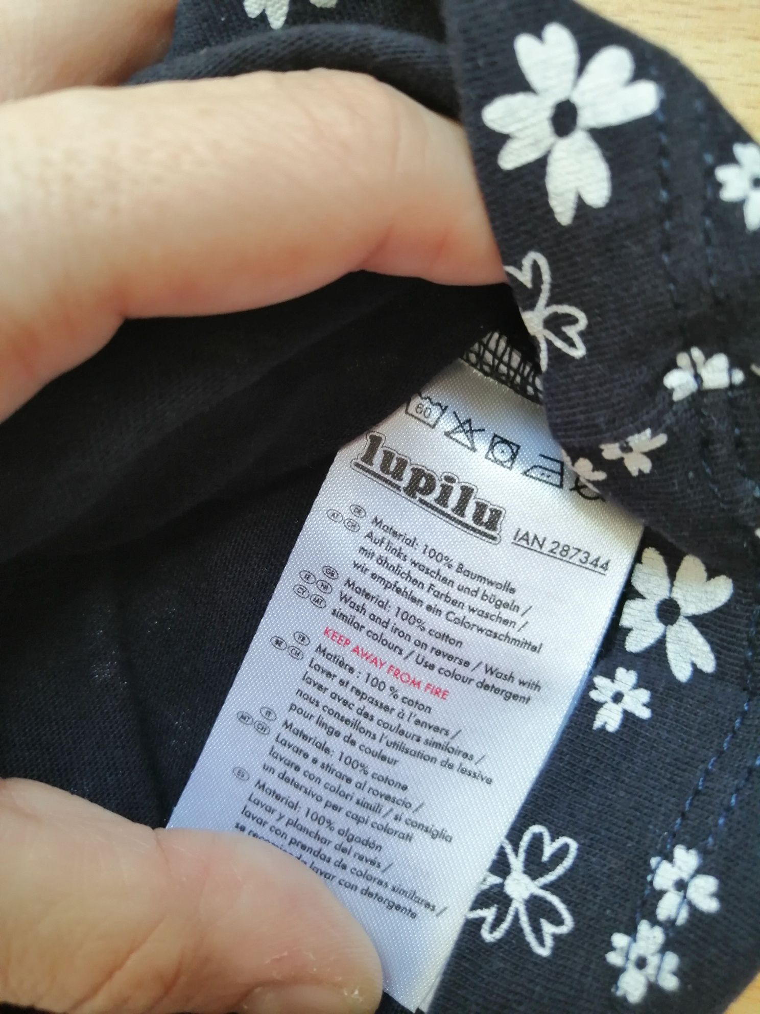 Bawełniana piżama dwuczęściowa 98 104 Lupilu