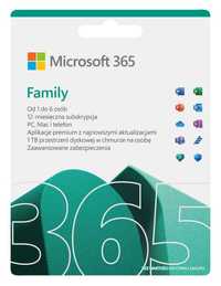 Microsoft 365 Family - 6 miesięcy