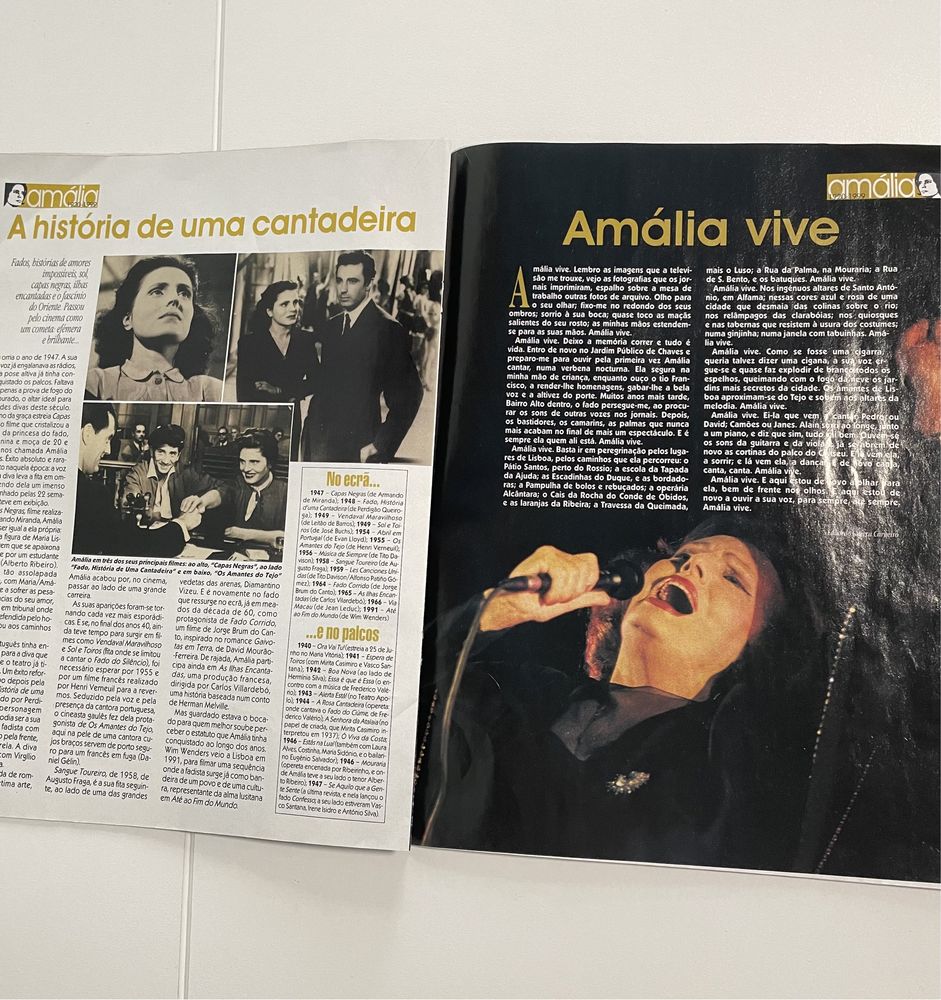 Revistas Amália Rodrigues - Caras / TV Guia