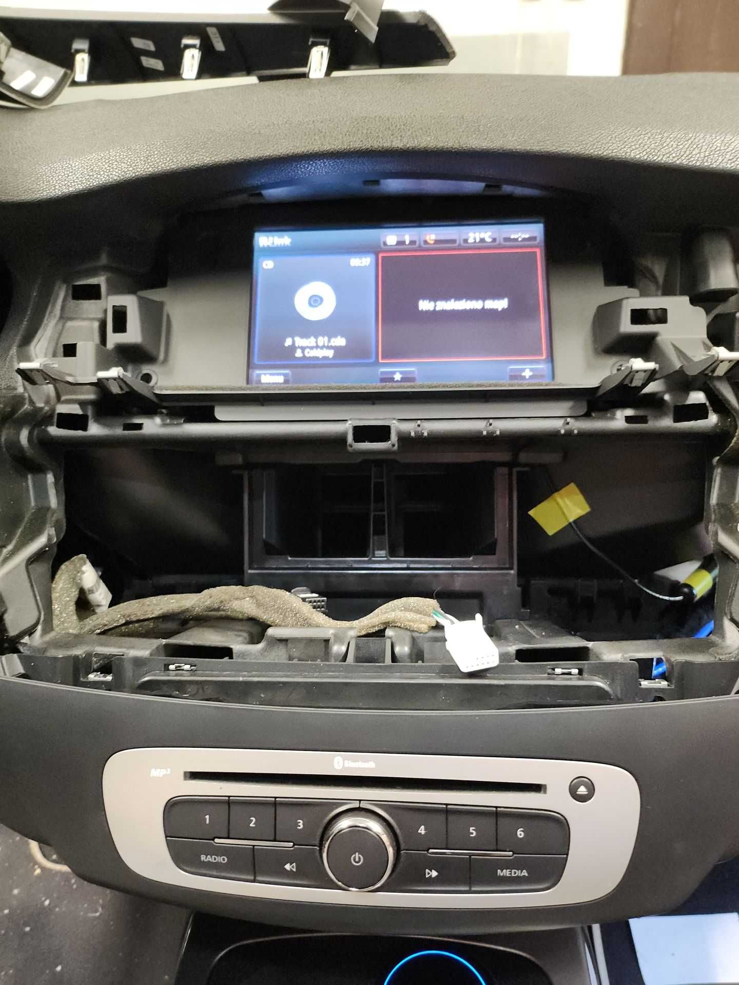 Radio + Ekran/Wyświetlacz R-link Rlink - Laguna III OEM KOD
