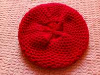 Beret   czerwony