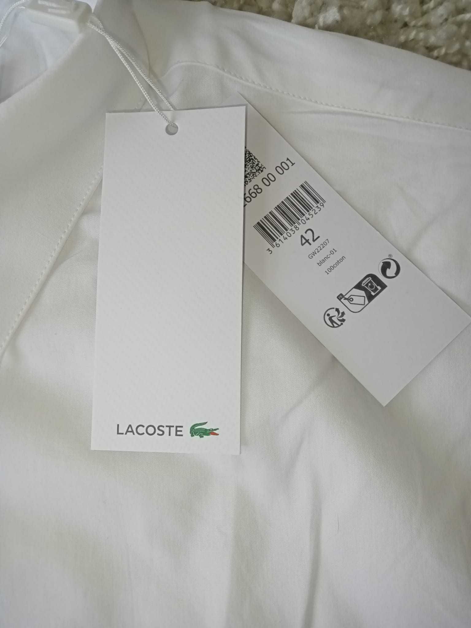 Lacoste koszula męska slim fit M L XL XXL