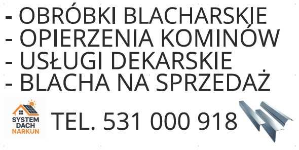 Dekarstwo | Blacha | Obróbki | Kominy