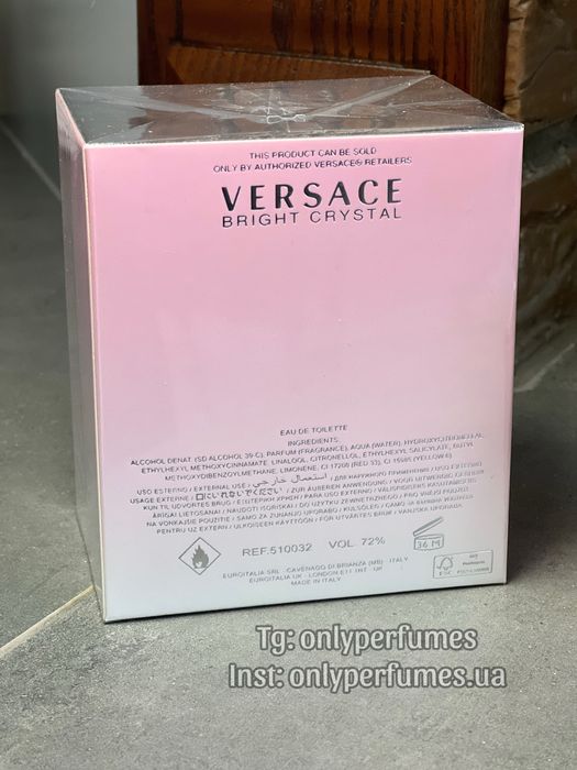 Духм жіночі Versace Bright Crystal. Парфюмы Версаче Брайт Кристал