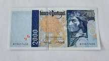 Nota de 2000 escudos antiga