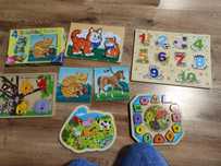 Puzzle drewniane dla maluszka
