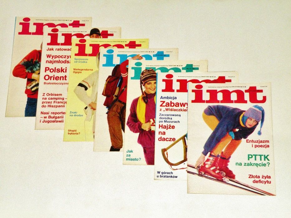 ''Ilustrowany Magazyn Turystyczny'' z PRL, 51 n-rów z lat '1973-'1981
