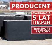 SZAMBO 10m3 SZAMBA betonowe producent 5 lat GWARANCJA, ITB ELBLĄG