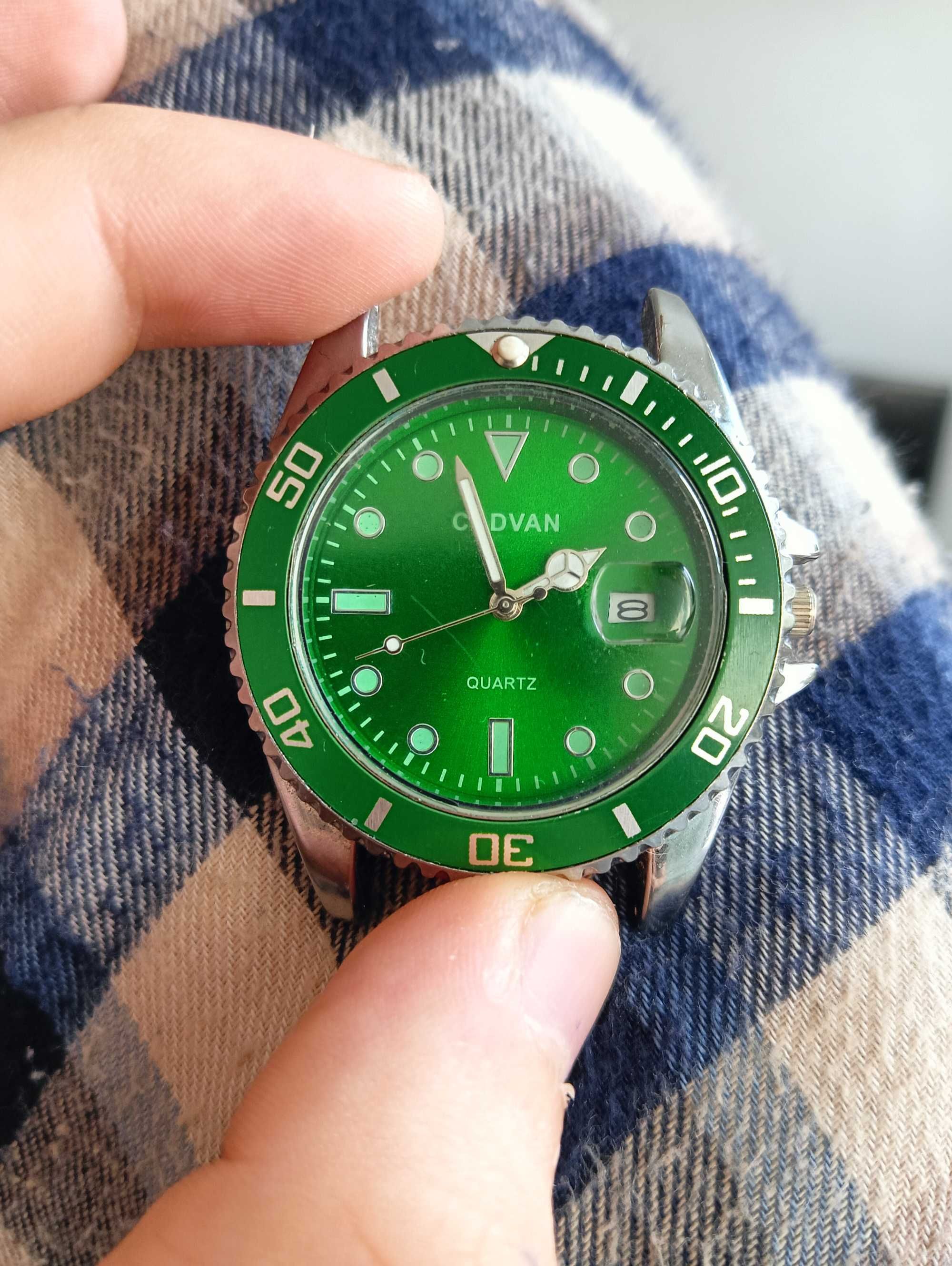 Zegarek typu Rolex Green