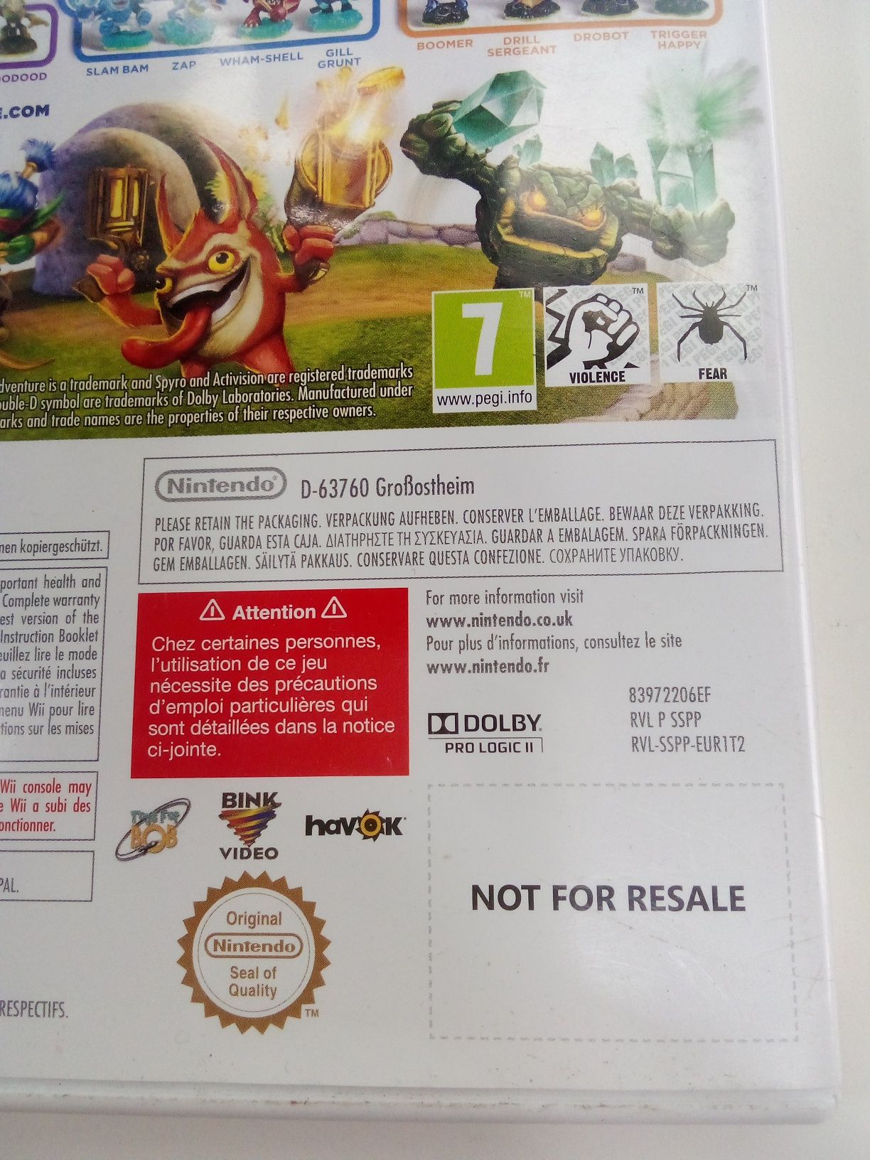 Диск игры для консоли Nintendo Wii
