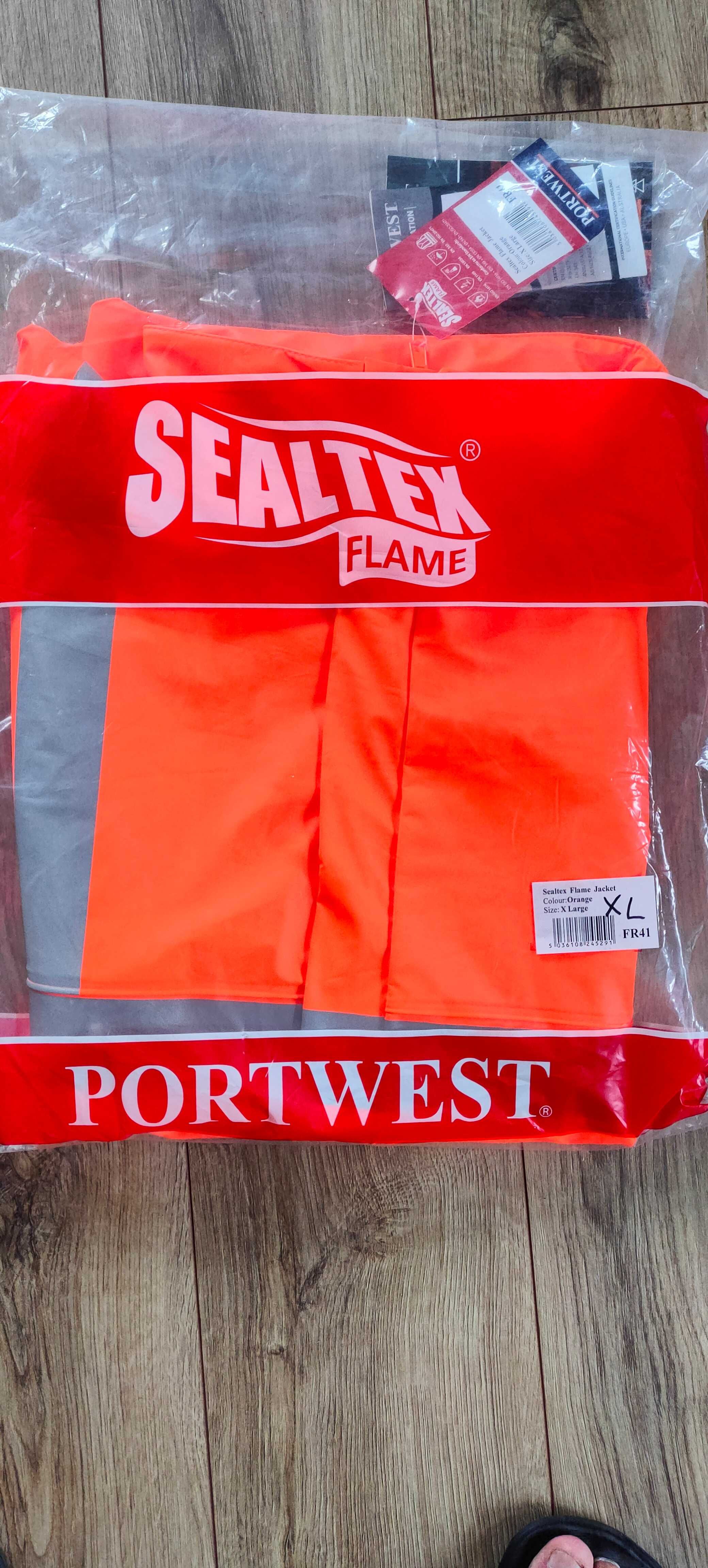 Portwest FR41 Kurtka ostrzegawcza Sealtex Flame pomarańczowy