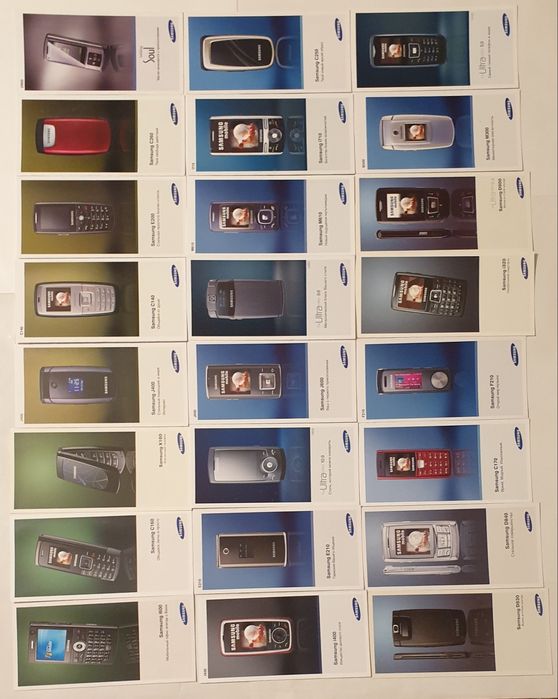 Каталоги буклети телефони смартфони Samsung