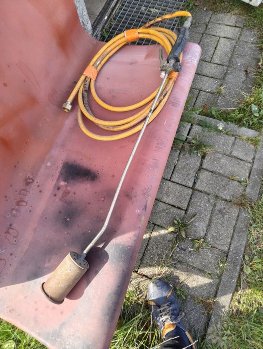 Palnik gazowy po budowie.