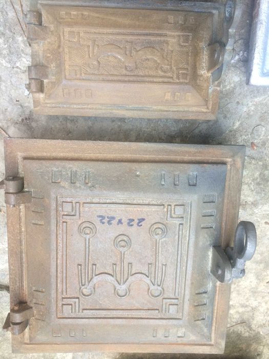 Кахель з розібраноі кухні- рушта, дверкі, духовка, шамотна цегла ША-8