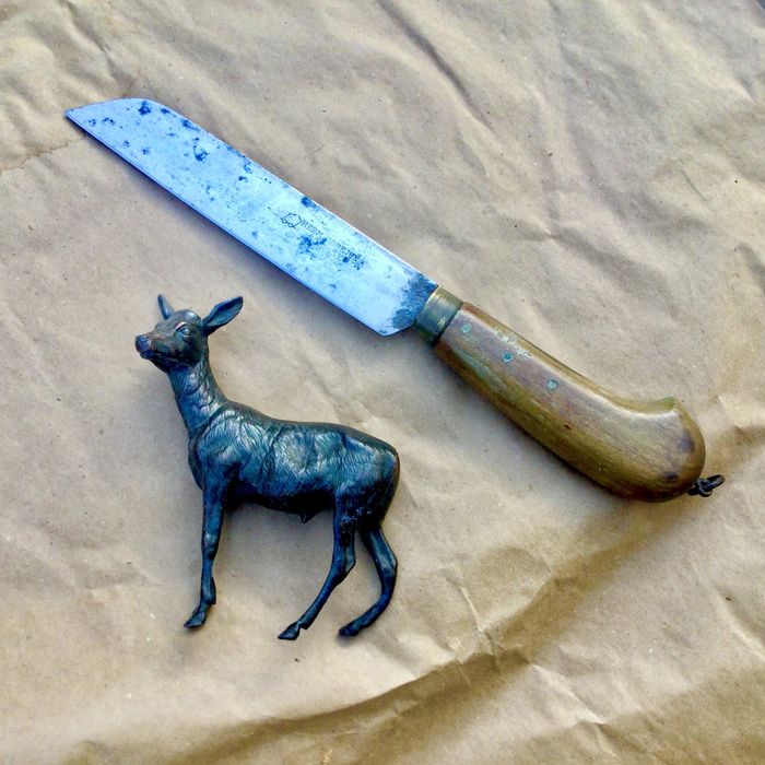 Антикварный немецкий нож повара ХIX век