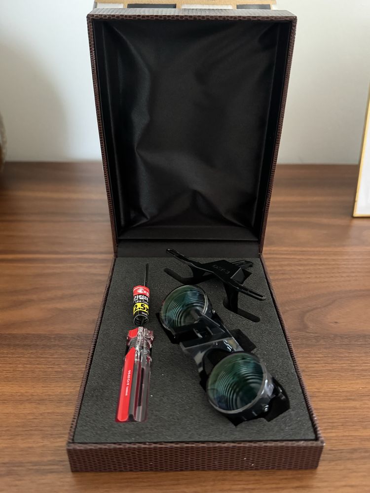 Lentes Opticas 2,5X Espelho frontal Dr Kim