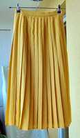 Żółta musztardowa spódnica plisowana retro vintage Country Casuals