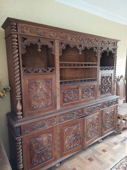 Móvel sala, mesa de jantar, 8 cadeiras