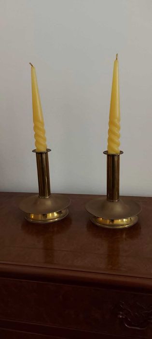 2 Castiçais em latão