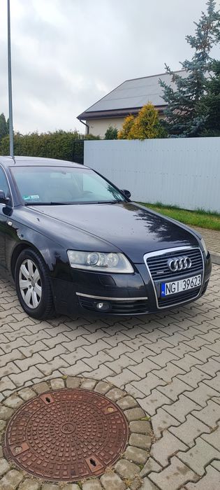 Audi A6C6 3.0 V6 Skóry, łopatki, szyberdach, hak, automat, chip,Quatro