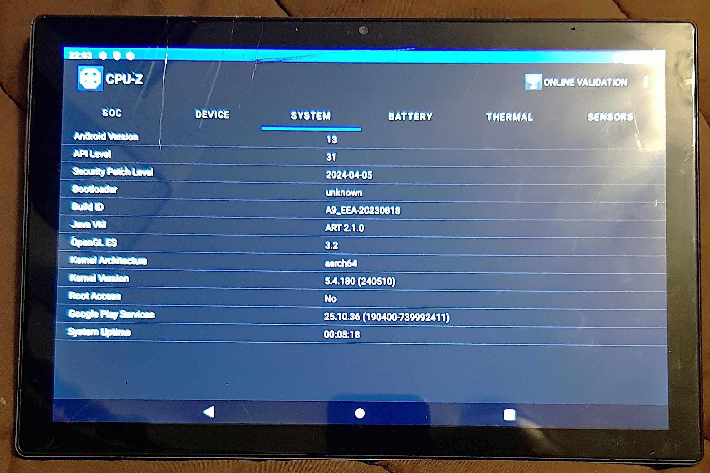 tablet 10 cali Oangcc WiFi
