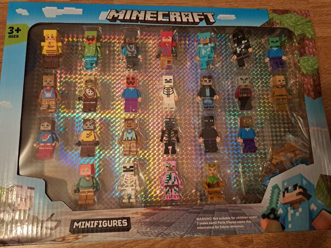 Minecraft mega wielki zestaw figurek z gry