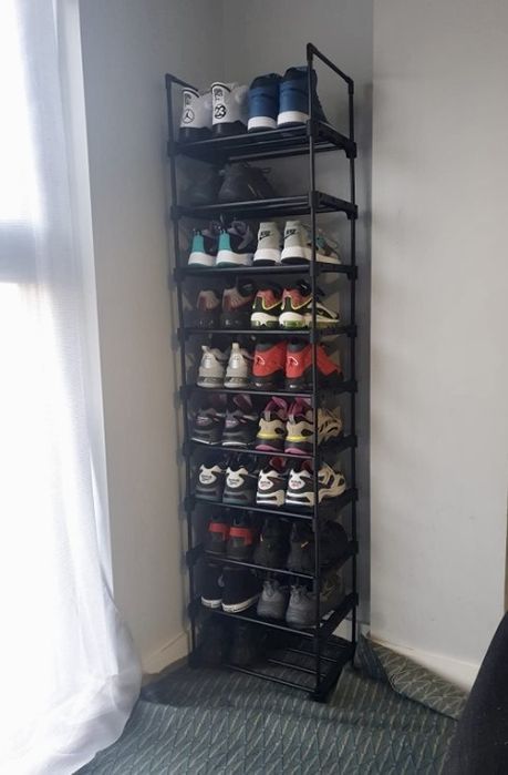 Stojak na buty NOWY organizer 10 poziomowy na obuwie metalowy