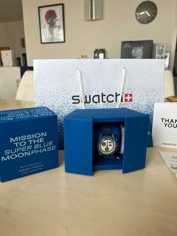 Swatch x Omega Bioceramic Moonswatch Mission to the SuperBlueMoonphase